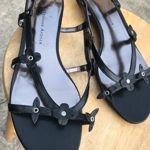 Etienne Aigner Black Sandle
